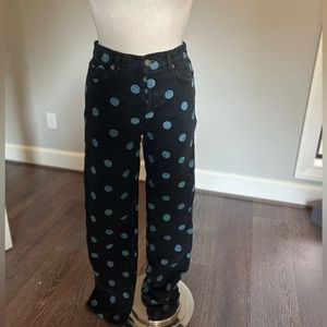 Reformation Earth Embroidered denim jeans